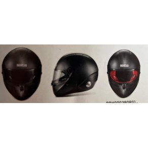 Sparco Stealth RF Carbon / Kevlar fuldface hjelm